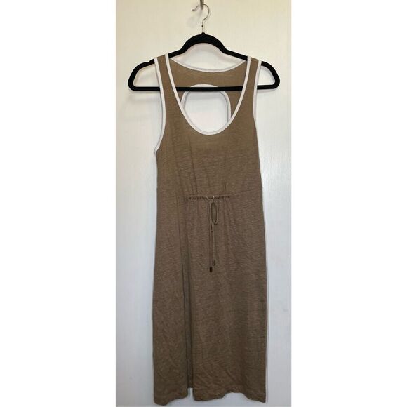 Tommy Bahama S Seneca Mocoa Jersey Open Back Dress W/Drawstring - Picture 1 of 10